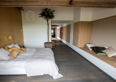 Massief houten vloer slaapkamer